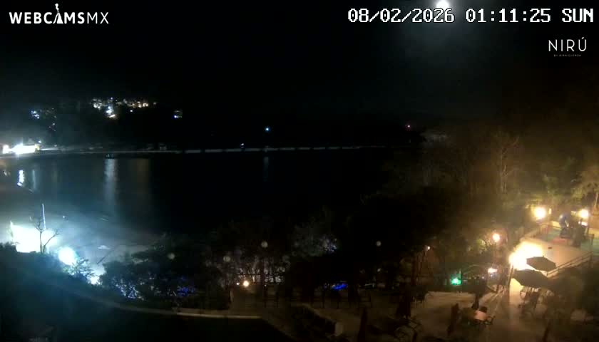 La Crucecita, Bahia Santa Cruz Huatulco Beach Live Cam - Santa Maria Huatulco, Oaxaca, Mexico