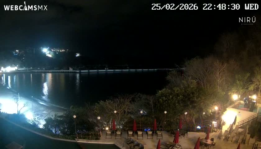 La Crucecita, Bahia Santa Cruz Huatulco Beach Live Cam - Santa Maria Huatulco, Oaxaca, Mexico