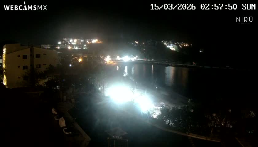 La Crucecita, Bahia Santa Cruz Huatulco Beach Live Cam - Santa Maria Huatulco, Oaxaca, Mexico