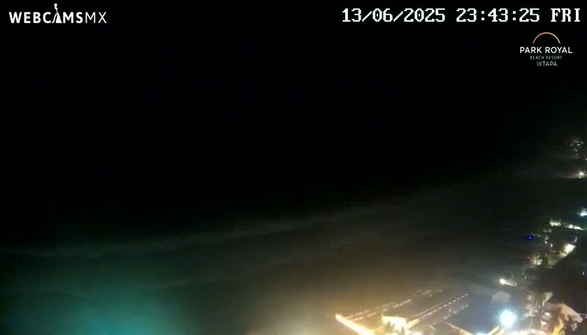 Ixtapa Zihuatanejo, Playa Ixtapa Beach live Cam - Zihuatanejo de Azueta, Guerrero, Mexico