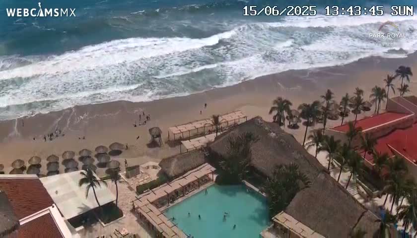 Ixtapa Zihuatanejo, Playa Ixtapa Beach live Cam - Zihuatanejo de Azueta, Guerrero, Mexico