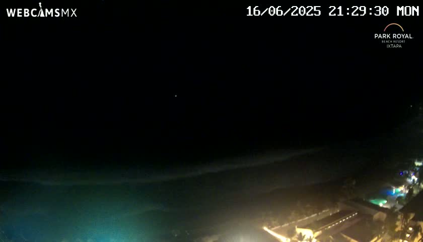 Ixtapa Zihuatanejo, Playa Ixtapa Beach live Cam - Zihuatanejo de Azueta, Guerrero, Mexico