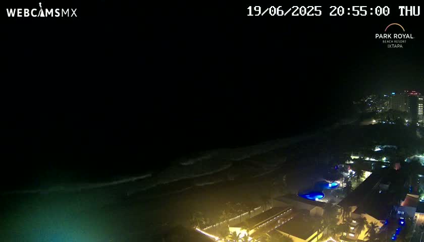 Ixtapa Zihuatanejo, Playa Ixtapa Beach live Cam - Zihuatanejo de Azueta, Guerrero, Mexico