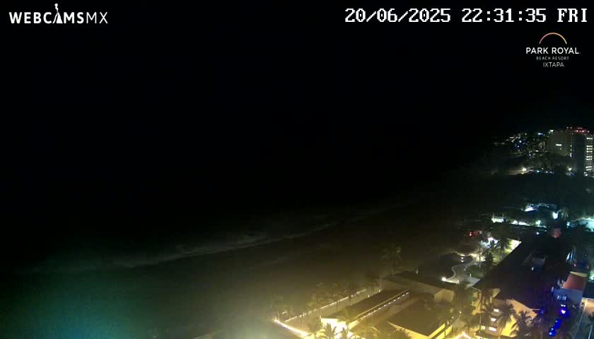 Ixtapa Zihuatanejo, Playa Ixtapa Beach live Cam - Zihuatanejo de Azueta, Guerrero, Mexico