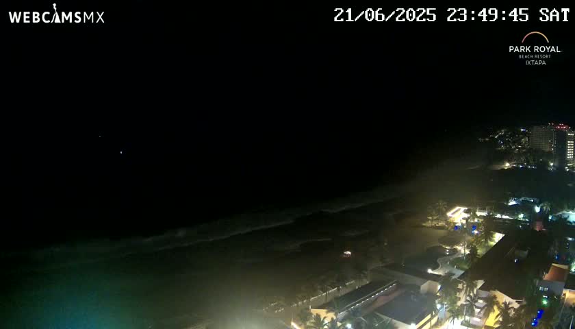 Ixtapa Zihuatanejo, Playa Ixtapa Beach live Cam - Zihuatanejo de Azueta, Guerrero, Mexico