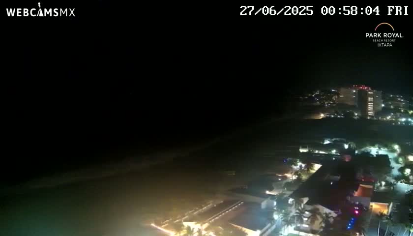 Ixtapa Zihuatanejo, Playa Ixtapa Beach live Cam - Zihuatanejo de Azueta, Guerrero, Mexico