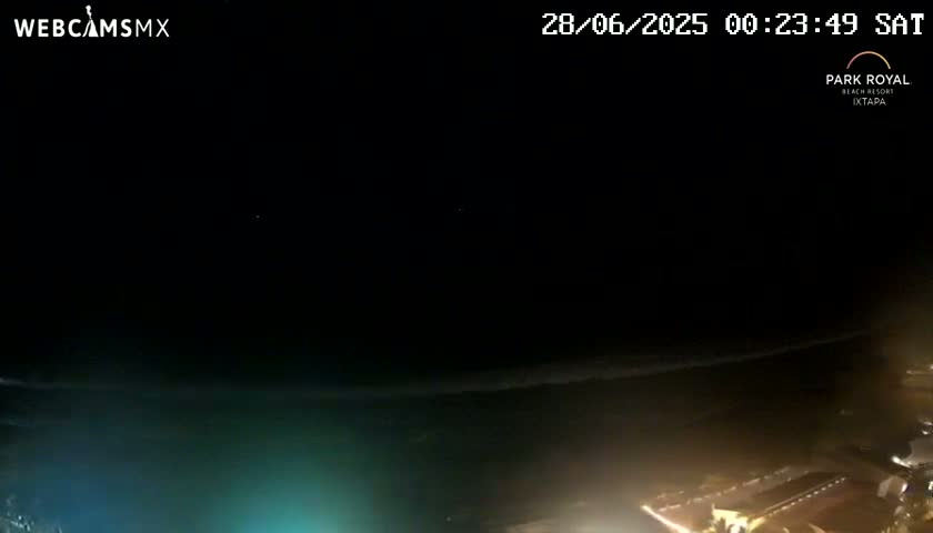 Ixtapa Zihuatanejo, Playa Ixtapa Beach live Cam - Zihuatanejo de Azueta, Guerrero, Mexico