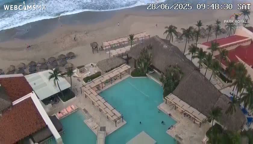 Ixtapa Zihuatanejo, Playa Ixtapa Beach live Cam - Zihuatanejo de Azueta, Guerrero, Mexico