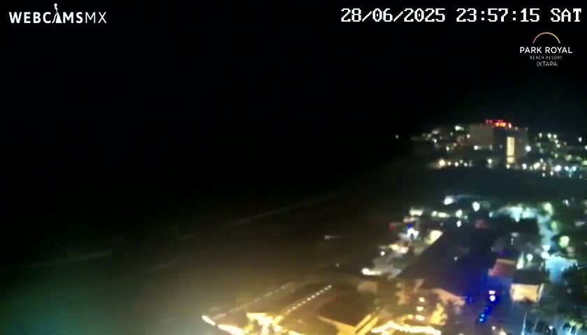 Ixtapa Zihuatanejo, Playa Ixtapa Beach live Cam - Zihuatanejo de Azueta, Guerrero, Mexico