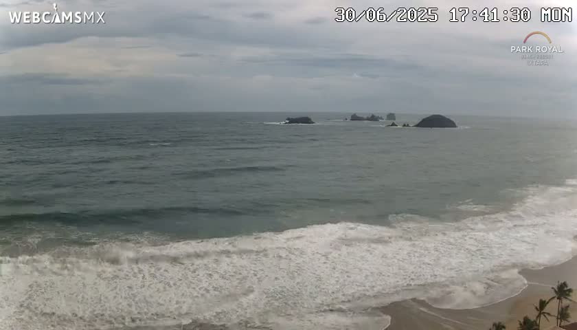 Ixtapa Zihuatanejo, Playa Ixtapa Beach live Cam - Zihuatanejo de Azueta, Guerrero, Mexico