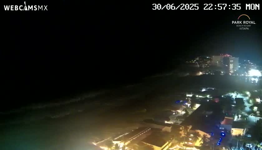 Ixtapa Zihuatanejo, Playa Ixtapa Beach live Cam - Zihuatanejo de Azueta, Guerrero, Mexico