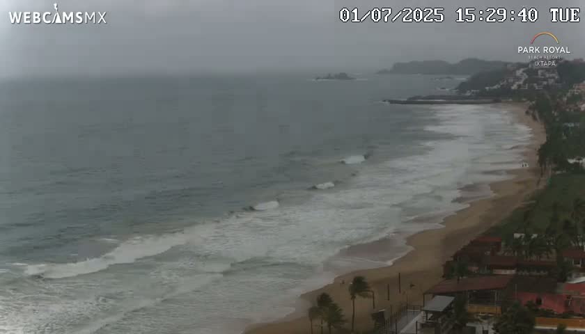 Ixtapa Zihuatanejo, Playa Ixtapa Beach live Cam - Zihuatanejo de Azueta, Guerrero, Mexico