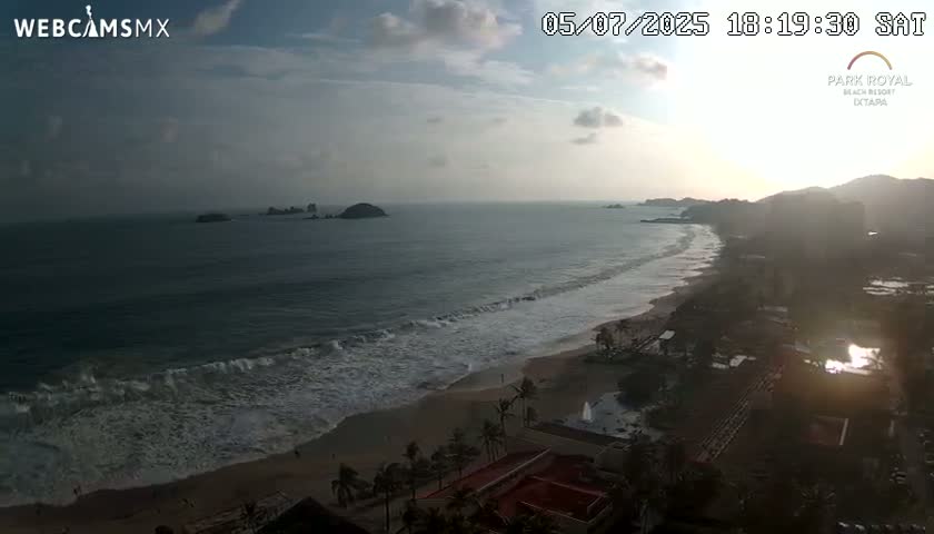 Ixtapa Zihuatanejo, Playa Ixtapa Beach live Cam - Zihuatanejo de Azueta, Guerrero, Mexico