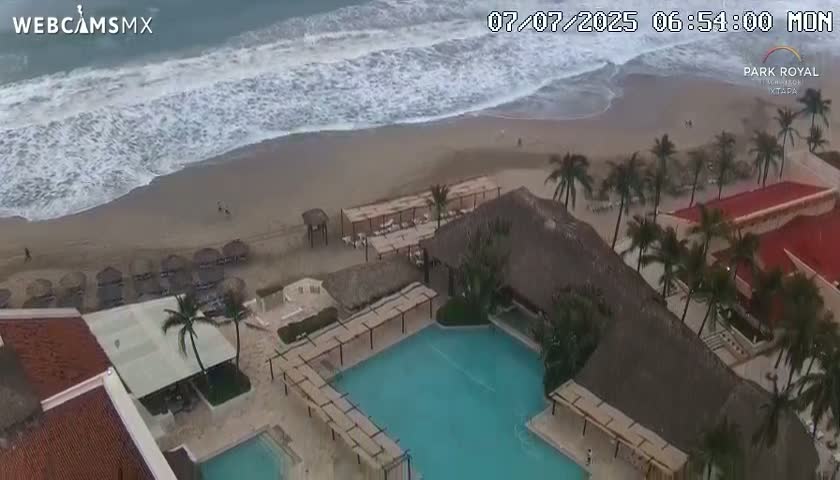 Ixtapa Zihuatanejo, Playa Ixtapa Beach live Cam - Zihuatanejo de Azueta, Guerrero, Mexico
