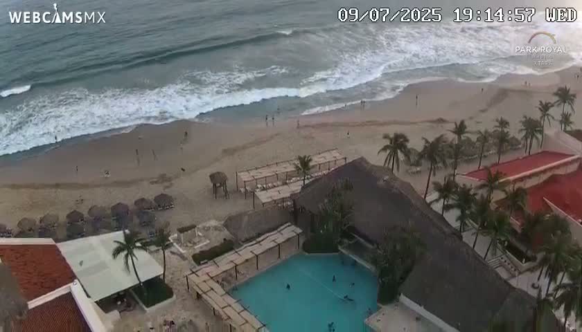 Ixtapa Zihuatanejo, Playa Ixtapa Beach live Cam - Zihuatanejo de Azueta, Guerrero, Mexico