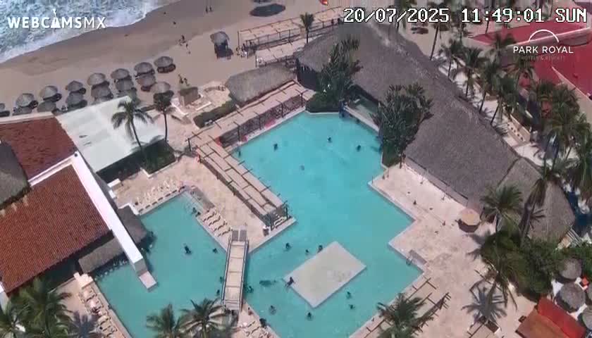 Ixtapa Zihuatanejo, Playa Ixtapa Beach live Cam - Zihuatanejo de Azueta, Guerrero, Mexico