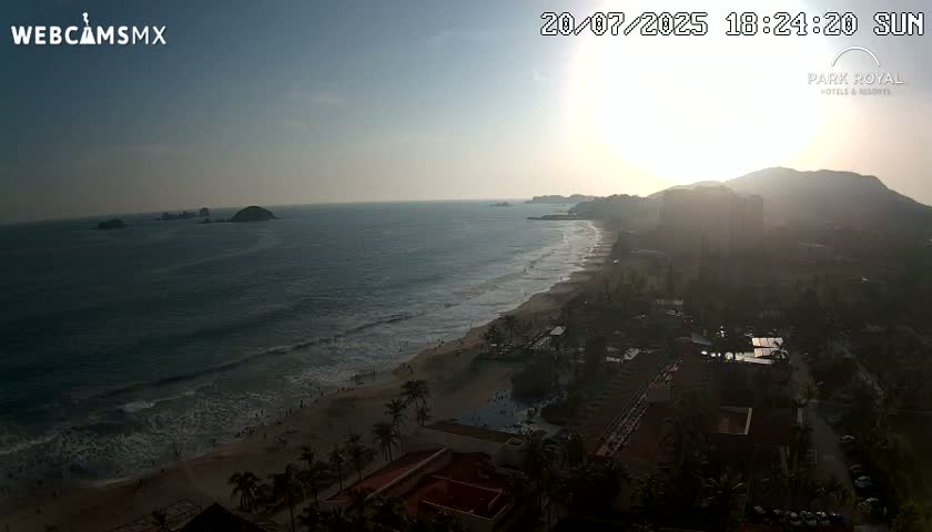 Ixtapa Zihuatanejo, Playa Ixtapa Beach live Cam - Zihuatanejo de Azueta, Guerrero, Mexico