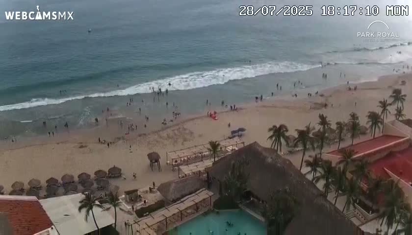 Ixtapa Zihuatanejo, Playa Ixtapa Beach live Cam - Zihuatanejo de Azueta, Guerrero, Mexico
