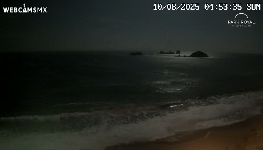 Ixtapa Zihuatanejo, Playa Ixtapa Beach live Cam - Zihuatanejo de Azueta, Guerrero, Mexico