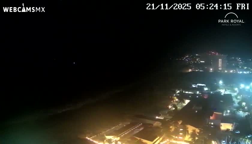 Ixtapa Zihuatanejo, Playa Ixtapa Beach live Cam - Zihuatanejo de Azueta, Guerrero, Mexico