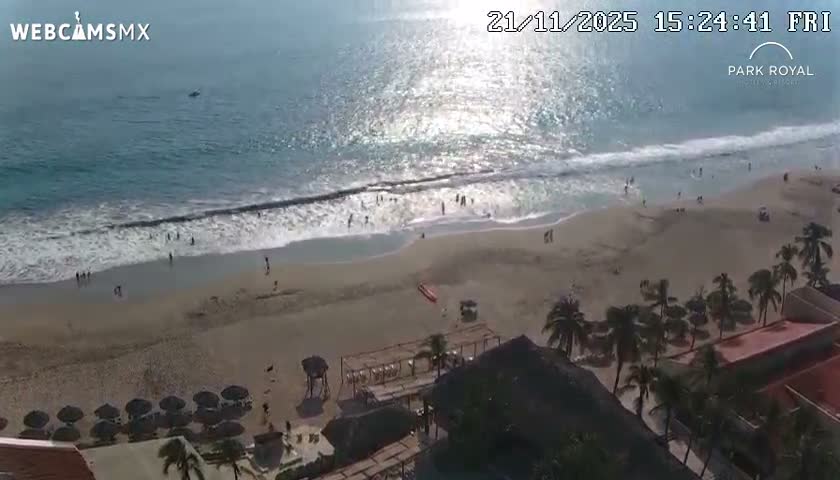 Ixtapa Zihuatanejo, Playa Ixtapa Beach live Cam - Zihuatanejo de Azueta, Guerrero, Mexico