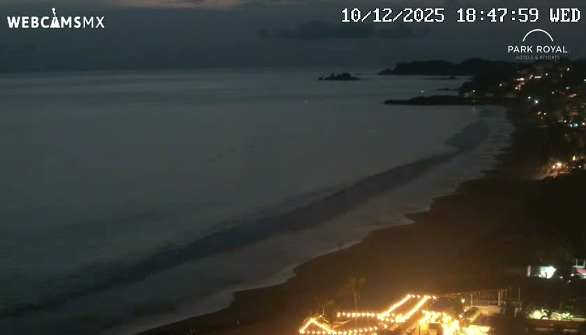 Ixtapa Zihuatanejo, Playa Ixtapa Beach live Cam - Zihuatanejo de Azueta, Guerrero, Mexico