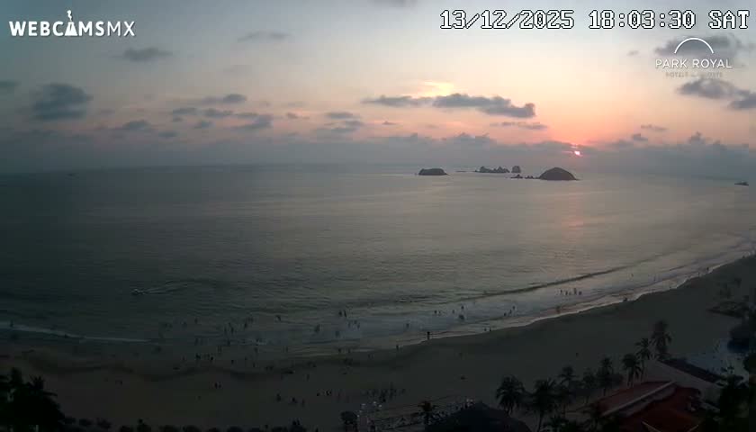 Ixtapa Zihuatanejo, Playa Ixtapa Beach live Cam - Zihuatanejo de Azueta, Guerrero, Mexico