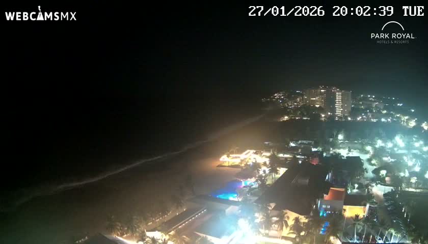 Ixtapa Zihuatanejo, Playa Ixtapa Beach live Cam - Zihuatanejo de Azueta, Guerrero, Mexico