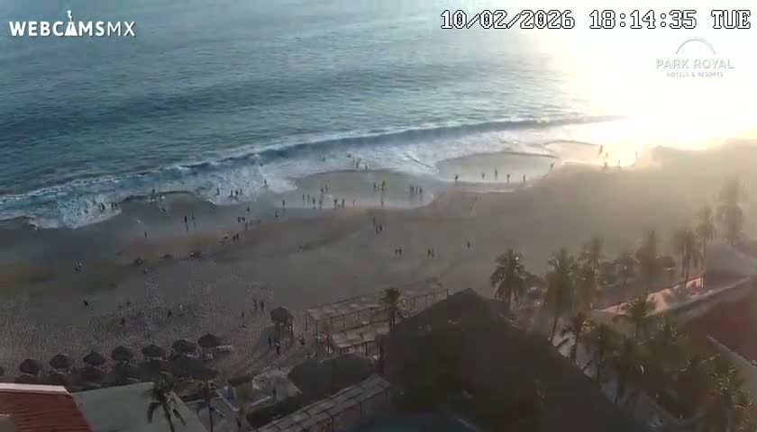 Ixtapa Zihuatanejo, Playa Ixtapa Beach live Cam - Zihuatanejo de Azueta, Guerrero, Mexico