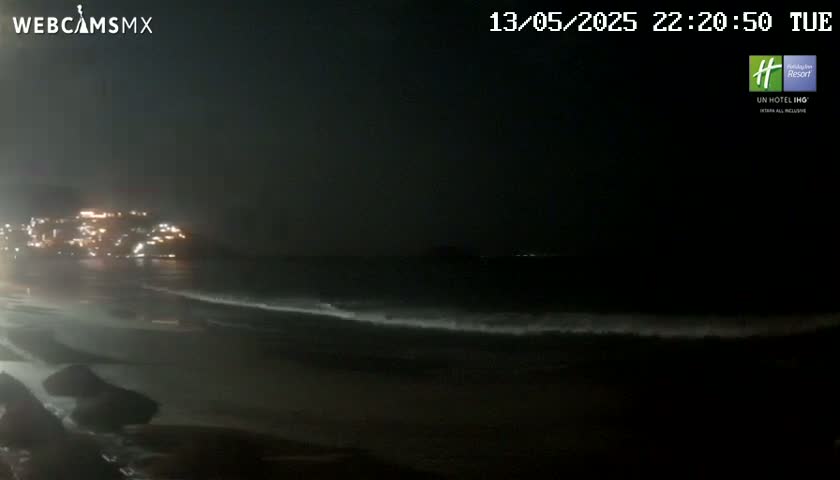 Ixtapa , Playa El Palmar Beach Live Cam - Zihuatanejo de Azueta, Guerrero, Mexico