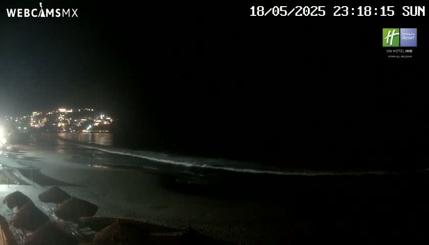 Ixtapa , Playa El Palmar Beach Live Cam - Zihuatanejo de Azueta, Guerrero, Mexico