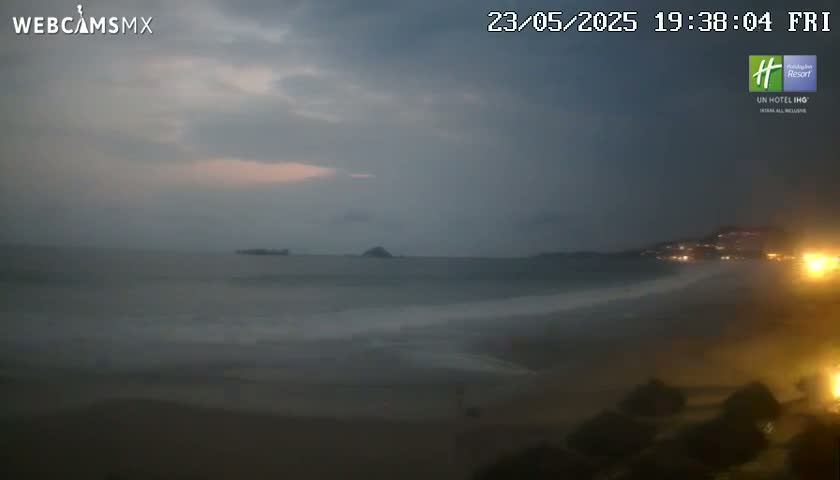 Ixtapa , Playa El Palmar Beach Live Cam - Zihuatanejo de Azueta, Guerrero, Mexico