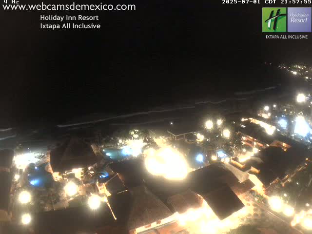Ixtapa , Playa El Palmar Beach Live Cam - Zihuatanejo de Azueta, Guerrero, Mexico