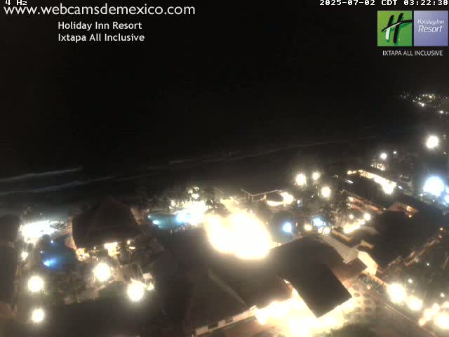 Ixtapa , Playa El Palmar Beach Live Cam - Zihuatanejo de Azueta, Guerrero, Mexico