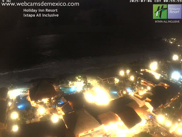 Ixtapa , Playa El Palmar Beach Live Cam - Zihuatanejo de Azueta, Guerrero, Mexico