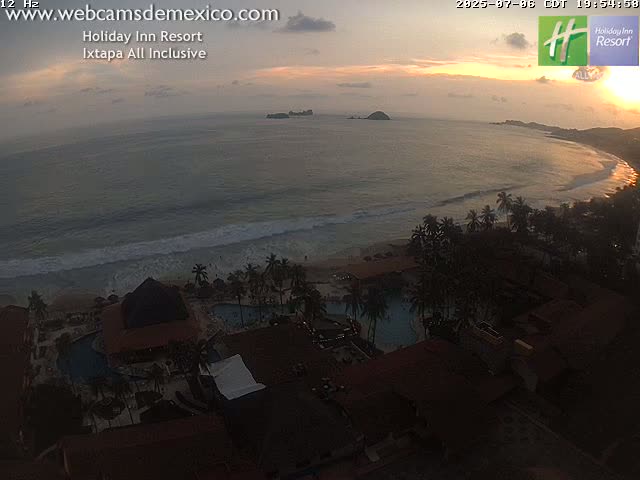 Ixtapa , Playa El Palmar Beach Live Cam - Zihuatanejo de Azueta, Guerrero, Mexico
