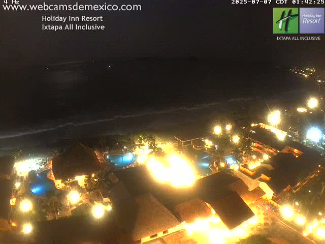 Ixtapa , Playa El Palmar Beach Live Cam - Zihuatanejo de Azueta, Guerrero, Mexico