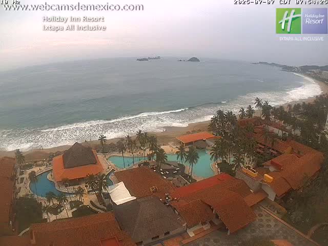 Ixtapa , Playa El Palmar Beach Live Cam - Zihuatanejo de Azueta, Guerrero, Mexico
