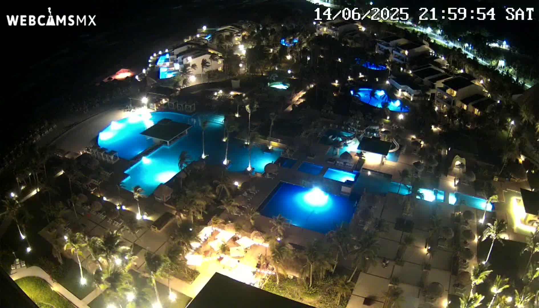 Cancún (Cancun) Playa Delfines Beach Live Cam - Benito Juarez, Quintana Roo, Mexico
