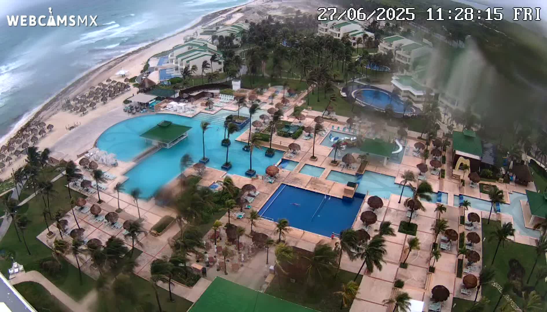 Cancún (Cancun) Playa Delfines Beach Live Cam - Benito Juarez, Quintana Roo, Mexico