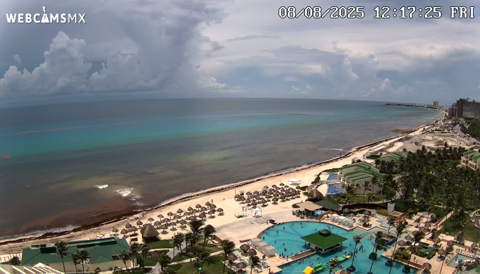 Cancún (Cancun) Playa Delfines Beach Live Cam - Benito Juarez, Quintana Roo, Mexico