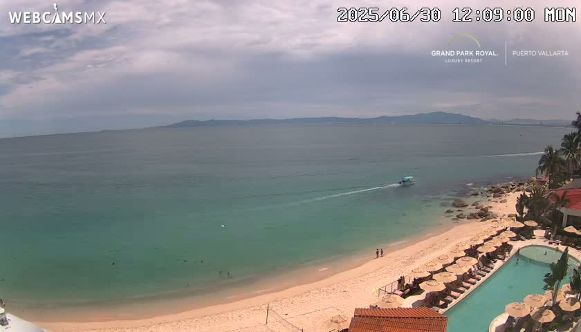 Playa La Garza Blanca Beach Live Cam - Puerto Vallarta, Jalisco, Mexico