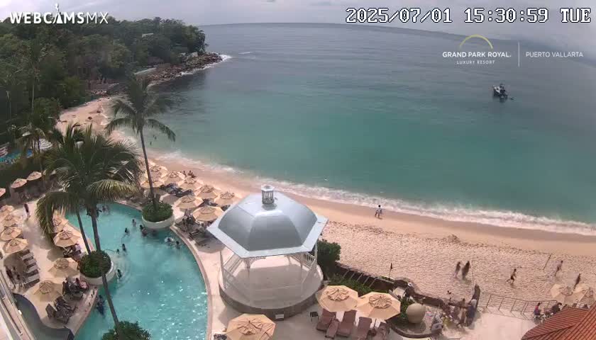 Playa La Garza Blanca Beach Live Cam - Puerto Vallarta, Jalisco, Mexico