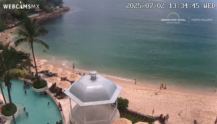 Playa La Garza Blanca Beach Live Cam - Puerto Vallarta, Jalisco, Mexico