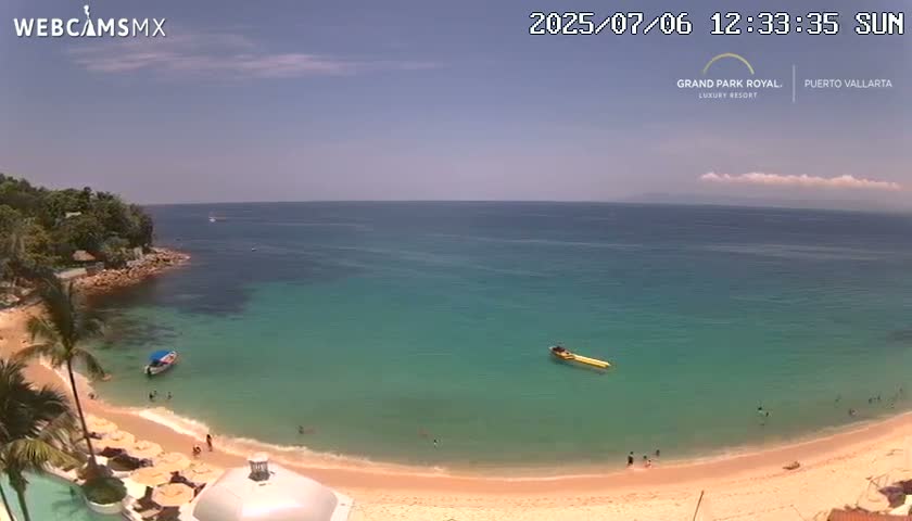 Playa La Garza Blanca Beach Live Cam - Puerto Vallarta, Jalisco, Mexico
