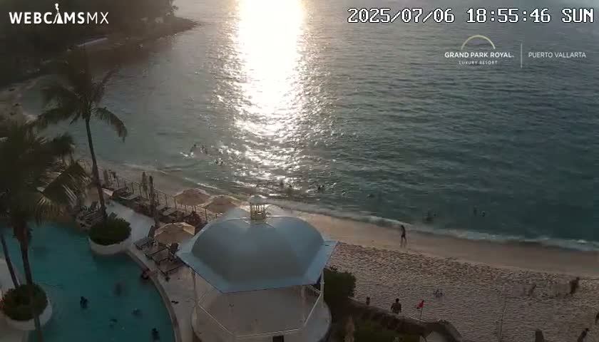 Playa La Garza Blanca Beach Live Cam - Puerto Vallarta, Jalisco, Mexico
