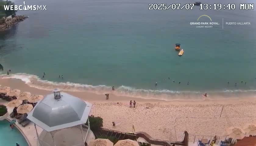 Playa La Garza Blanca Beach Live Cam - Puerto Vallarta, Jalisco, Mexico