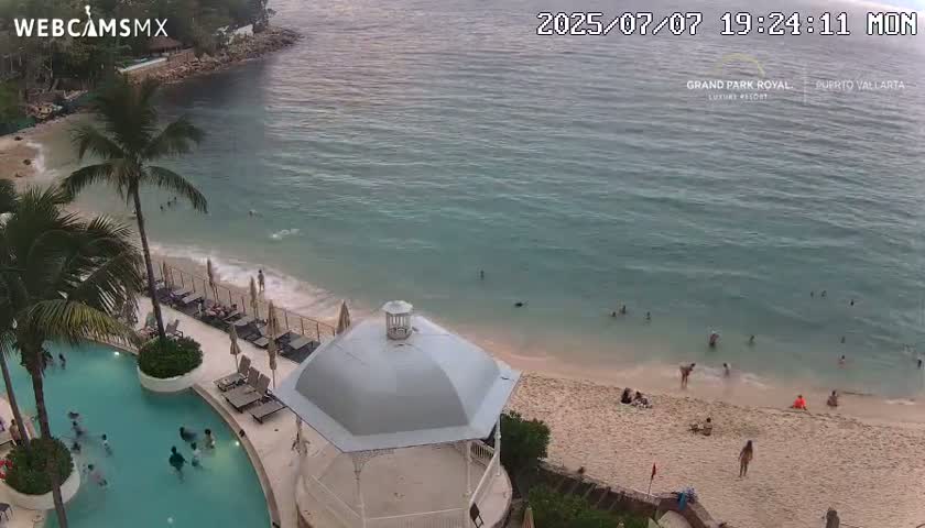 Playa La Garza Blanca Beach Live Cam - Puerto Vallarta, Jalisco, Mexico