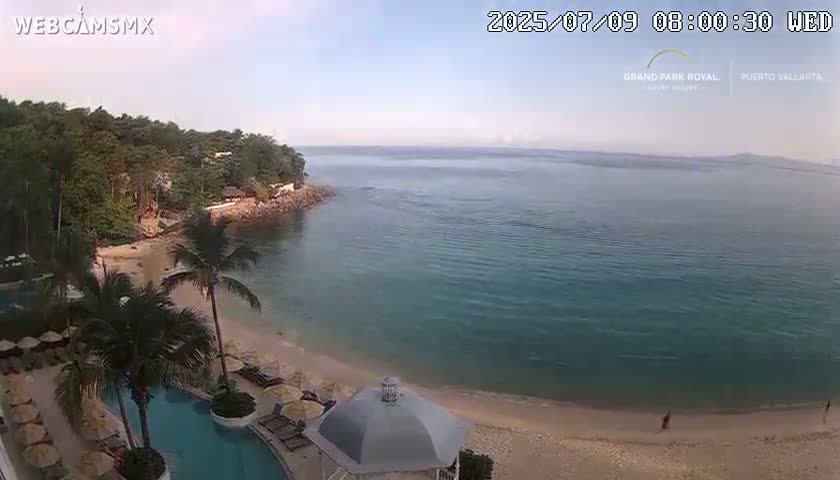Playa La Garza Blanca Beach Live Cam - Puerto Vallarta, Jalisco, Mexico