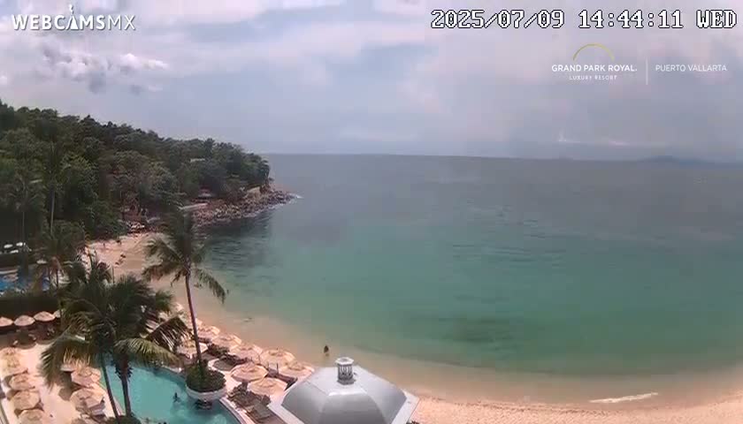 Playa La Garza Blanca Beach Live Cam - Puerto Vallarta, Jalisco, Mexico